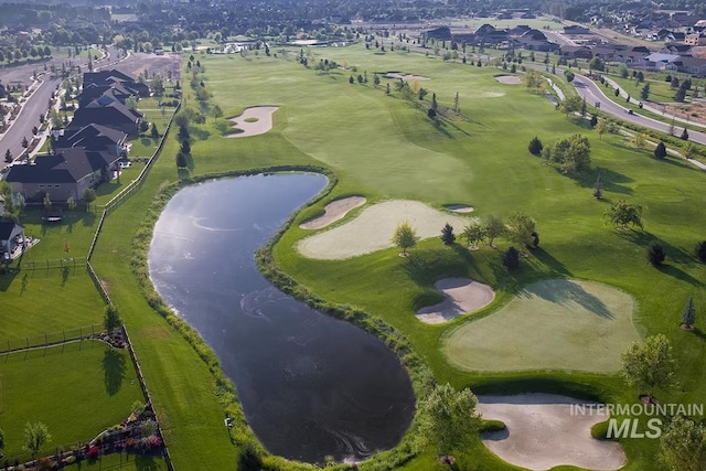 7478 W Palamas, Eagle, ID 83616 - aerial view of property's location featuring a large body of water, a golf course, and nearby suburban area