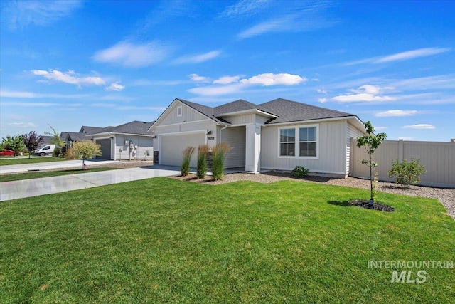19558 Delmarva Ave, Caldwell, ID 83605 - single story home featuring driveway, a garage, and board and batten siding