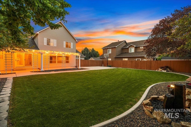 2920 S Givens Way, Meridian, ID 83642 - view of yard featuring a patio area