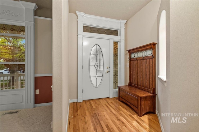 2920 S Givens Way, Meridian, ID 83642 - foyer with light wood finished floors