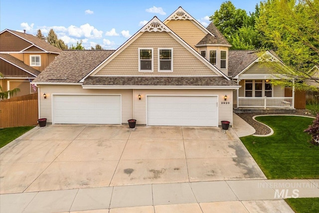 2920 S Givens Way, Meridian, ID 83642 - view of front of house with concrete driveway and a shingled roof