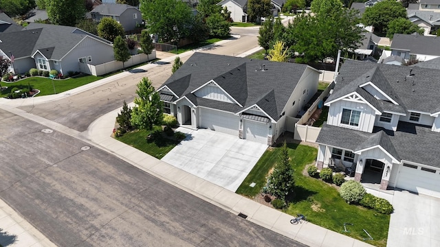 1866 W Windswept Dr, Meridian, ID 83646 - aerial view of residential area