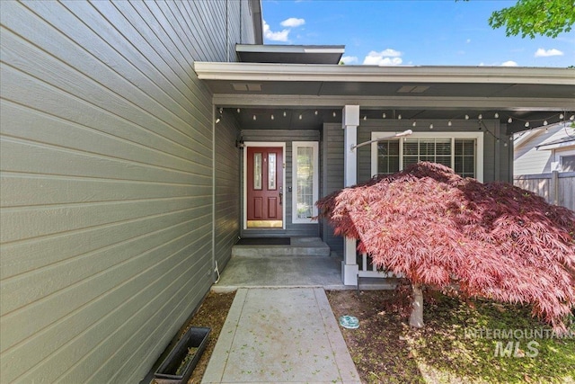view of property entrance