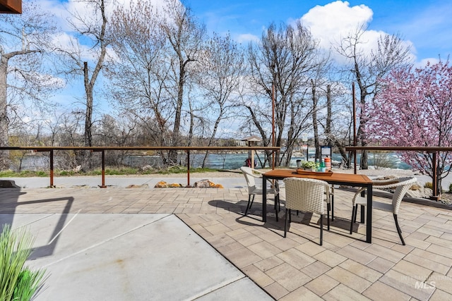 3472 N Prospect Ln, Garden City, ID 83714 - view of patio / terrace with outdoor dining area