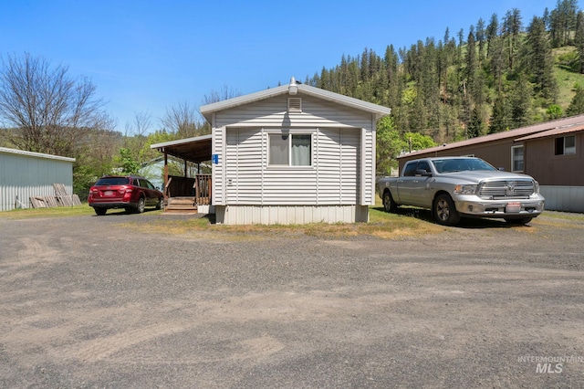 view of property exterior