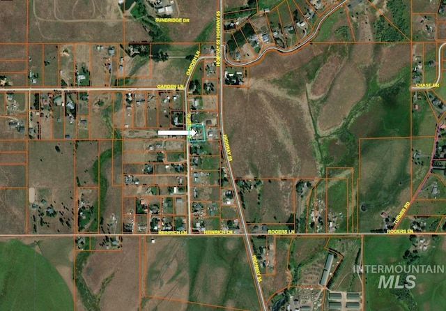 13974 Rustic Rd, Mccall, ID 83638 - aerial view of property's location featuring property parcel outlined