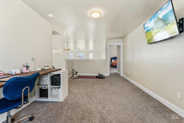 12817 Ironstone Dr, Nampa, ID 83651 - carpeted home office featuring baseboards