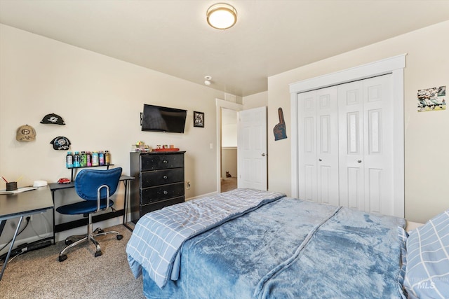 12817 Ironstone Dr, Nampa, ID 83651 - bedroom featuring carpet floors and a closet