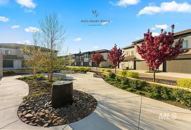 view of property's community with a residential view