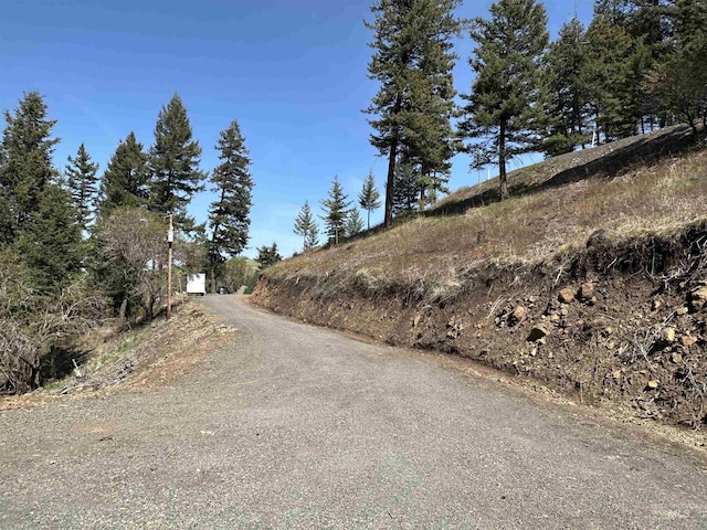 view of road