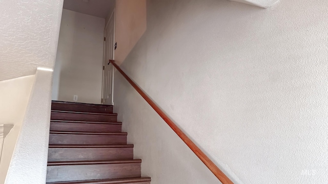view of stairway