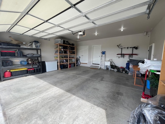1111 Thunder Mountain St, Kimberly, ID 83341 - garage featuring a garage door opener and electric panel