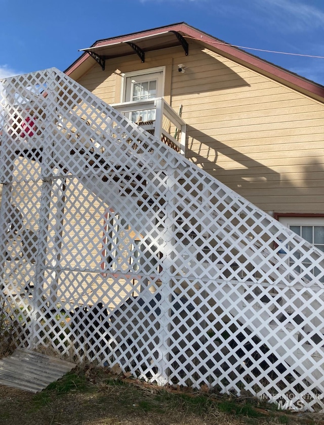 view of side of property