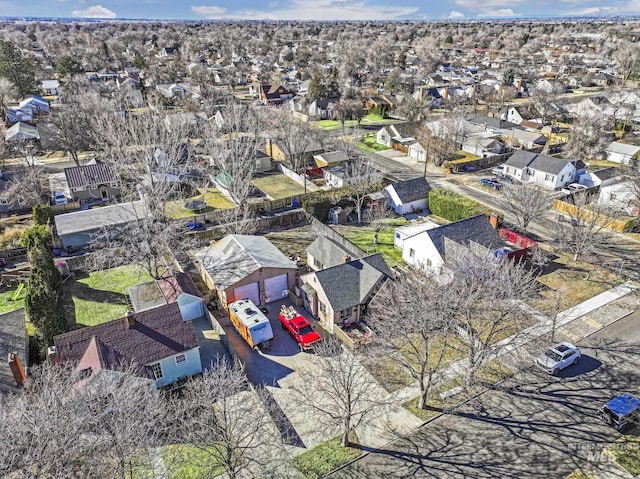 drone / aerial view featuring a residential view