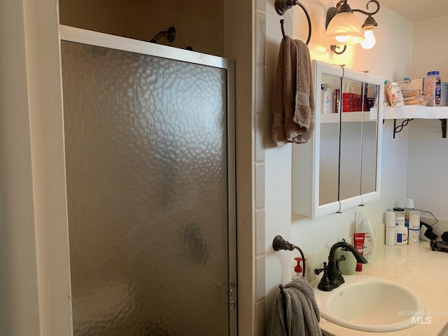 2409 S Ohio, Caldwell, ID 83605 - full bathroom featuring a stall shower and vanity