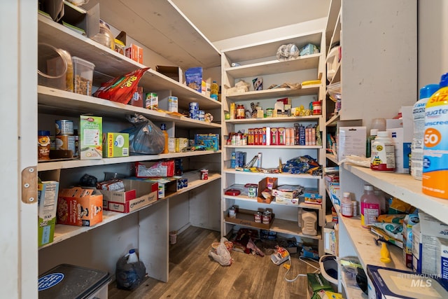 view of storage area