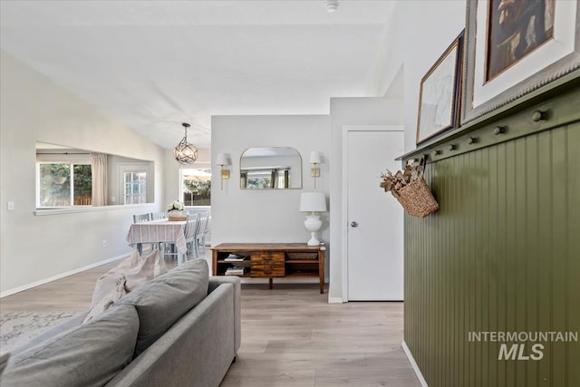 1722 W Mcglinchey St, Meridian, ID 83646 - living area with light wood finished floors and a chandelier