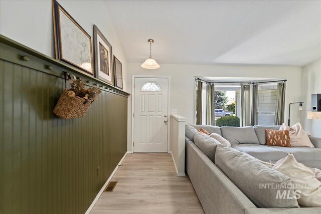 1722 W Mcglinchey St, Meridian, ID 83646 - living area with light wood-type flooring and baseboards