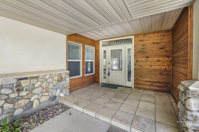 70 Pelican Dr, Rupert, ID 83350 - doorway to property with stone siding