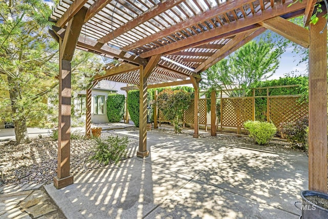 70 Pelican Dr, Rupert, ID 83350 - view of patio featuring fence and a pergola
