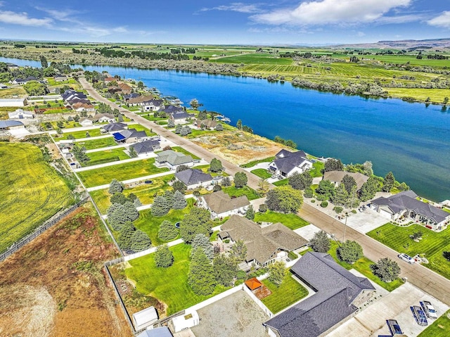 70 Pelican Dr, Rupert, ID 83350 - aerial view of residential area with a large body of water