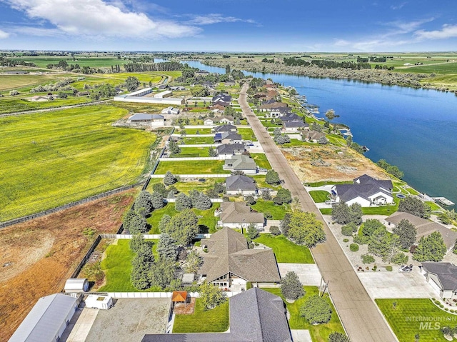 70 Pelican Dr, Rupert, ID 83350 - aerial perspective of suburban area featuring a large body of water
