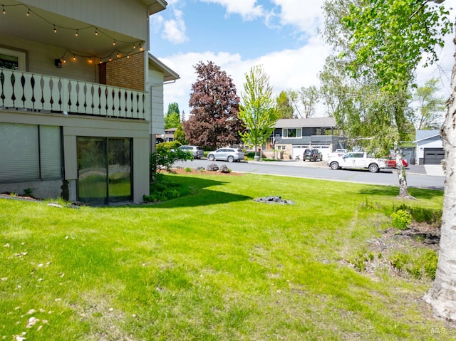 1205 Ponderosa Dr, Moscow, ID 83843 - view of green lawn with a balcony