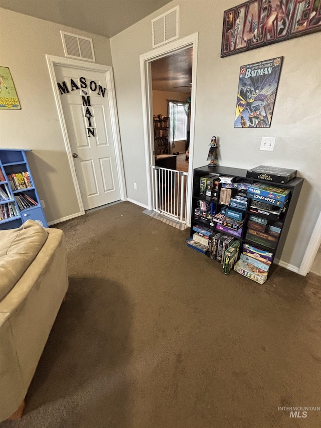 4618 Braeburn, Caldwell, ID 83607 - sitting room with baseboards, visible vents, and carpet floors