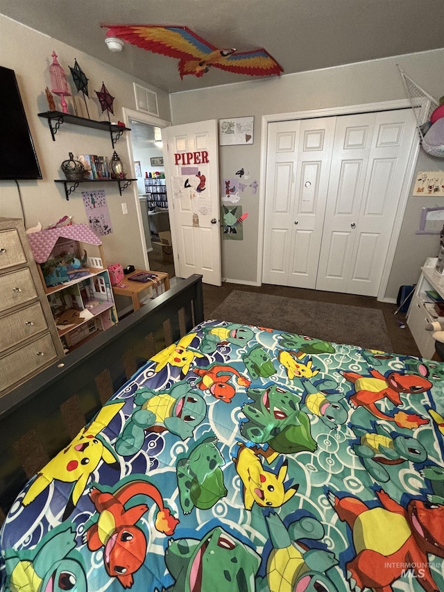 4618 Braeburn, Caldwell, ID 83607 - carpeted bedroom with a closet and visible vents