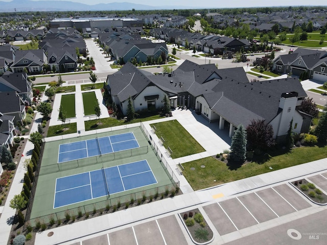 6178 N Bolsena Ln, Meridian, ID 83646 - aerial perspective of suburban area featuring mountains