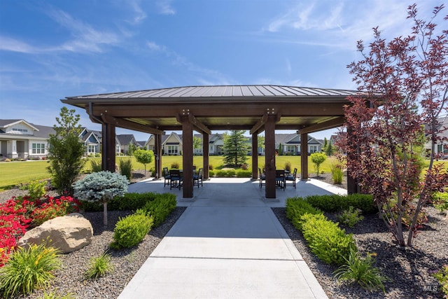 6178 N Bolsena Ln, Meridian, ID 83646 - view of property's community with a gazebo and a residential view