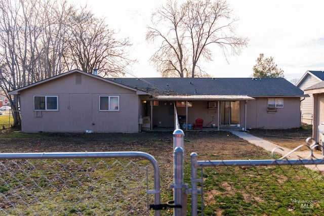 view of rear view of house