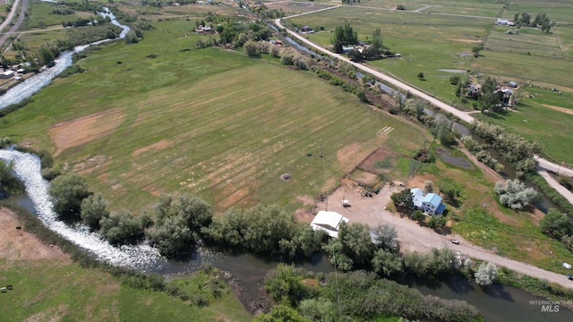1334 Morehouse Rd, Emmett, ID 83617 - aerial view of property's location with rural landscape, agricultural land, and a nearby body of water