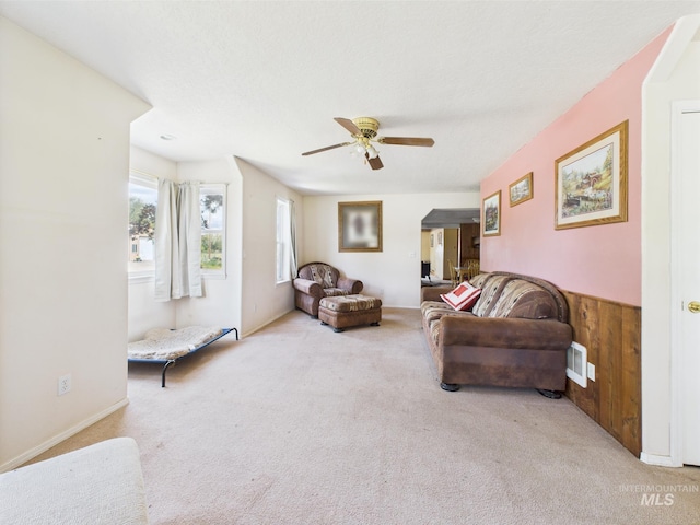 1334 Morehouse Rd, Emmett, ID 83617 - living room featuring a ceiling fan and carpet