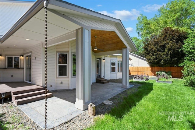 11298 W Charitan St, Boise, ID 83713 - back of house with a patio area