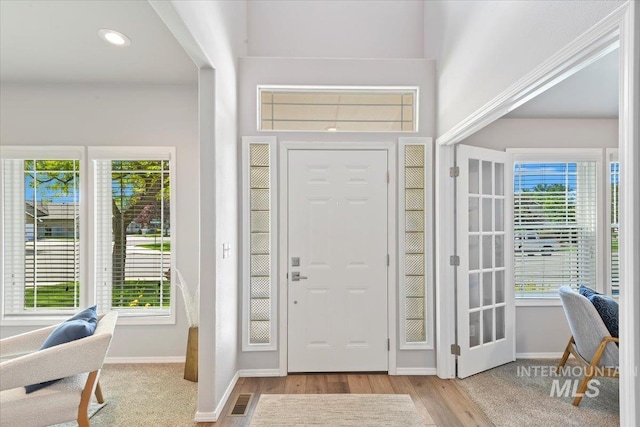 11298 W Charitan St, Boise, ID 83713 - foyer featuring healthy amount of natural light, wood finished floors, baseboards, and recessed lighting