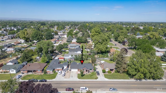 209 N Canyon St, Nampa, ID 83651 - aerial overview of property's location with nearby suburban area