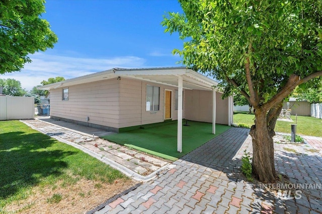 611 E Dewey Ln, Caldwell, ID 83607 - rear view of property