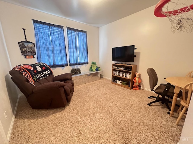 554 Valley Circle Rd, Hagerman, ID 83332 - living room with carpet and baseboards