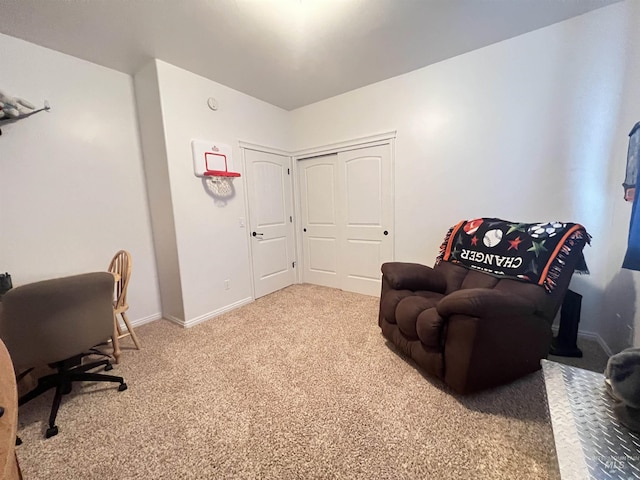 554 Valley Circle Rd, Hagerman, ID 83332 - living area featuring carpet floors and baseboards