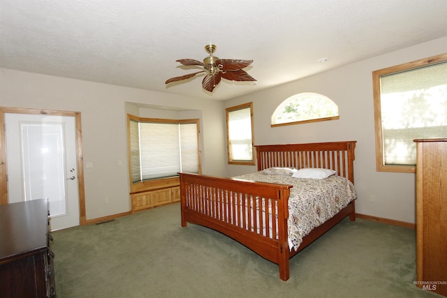 19801 Pinehaven Ln, Lenore, ID 83541 - bedroom featuring light colored carpet and a ceiling fan