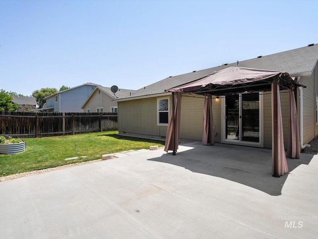 12800 W Fernleaf St, Boise, ID 83713 - rear view of property featuring a patio area and a gazebo