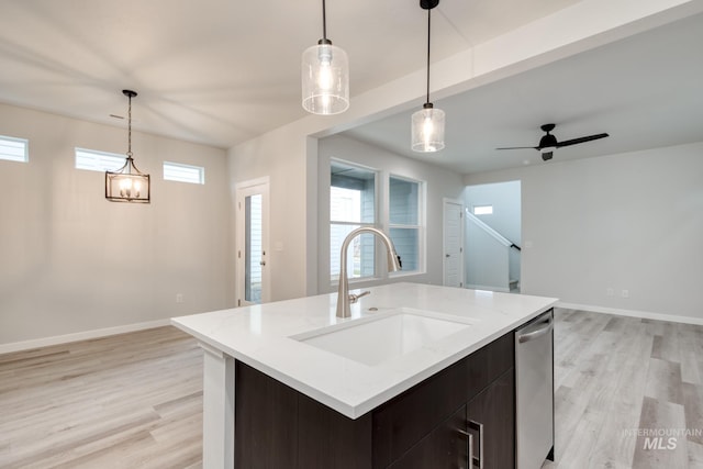 3604 W Meadowpine St, Meridian, ID 83642 - kitchen featuring backsplash, stainless steel appliances, modern cabinets, and light countertops