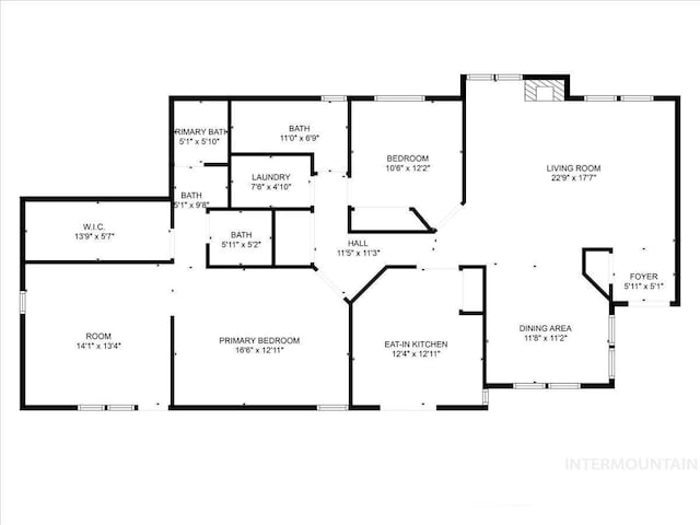 255 Los Lagos, Twin Falls, ID 83301 - floor plan / room layout
