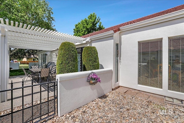 255 Los Lagos, Twin Falls, ID 83301 - view of patio / terrace featuring a pergola