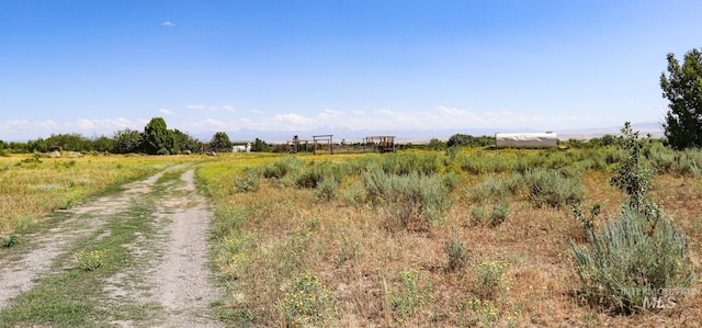 view of local wilderness featuring a rural view