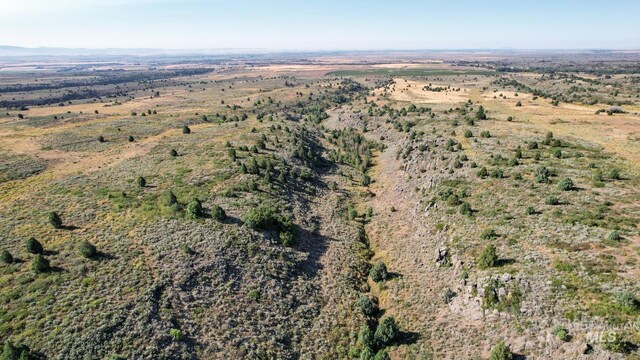 bird's eye view featuring a rural view