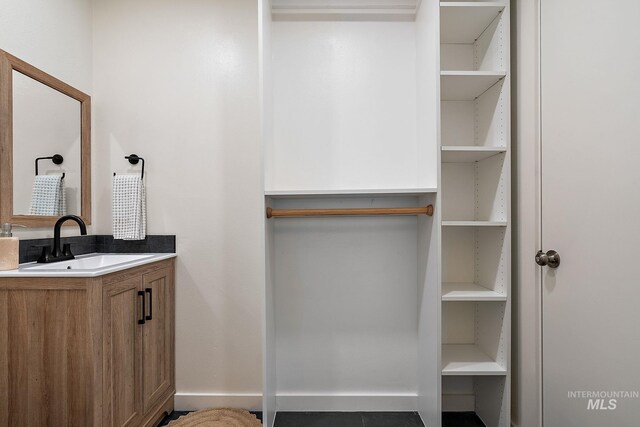 3209 W Plant Dr, Boise, ID 83703 - bathroom featuring vanity and baseboards