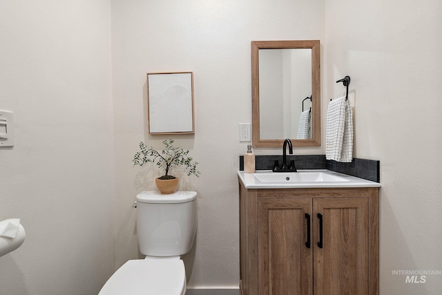 3209 W Plant Dr, Boise, ID 83703 - half bathroom with vanity and toilet