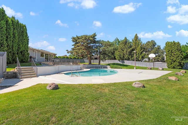 1664 E Sendero Ln, Boise, ID 83712 - view of swimming pool featuring a patio area